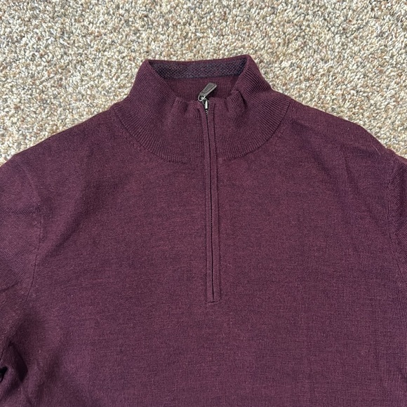 Joseph Abboud Pullover Zip up Sweater - Picture 2 of 8